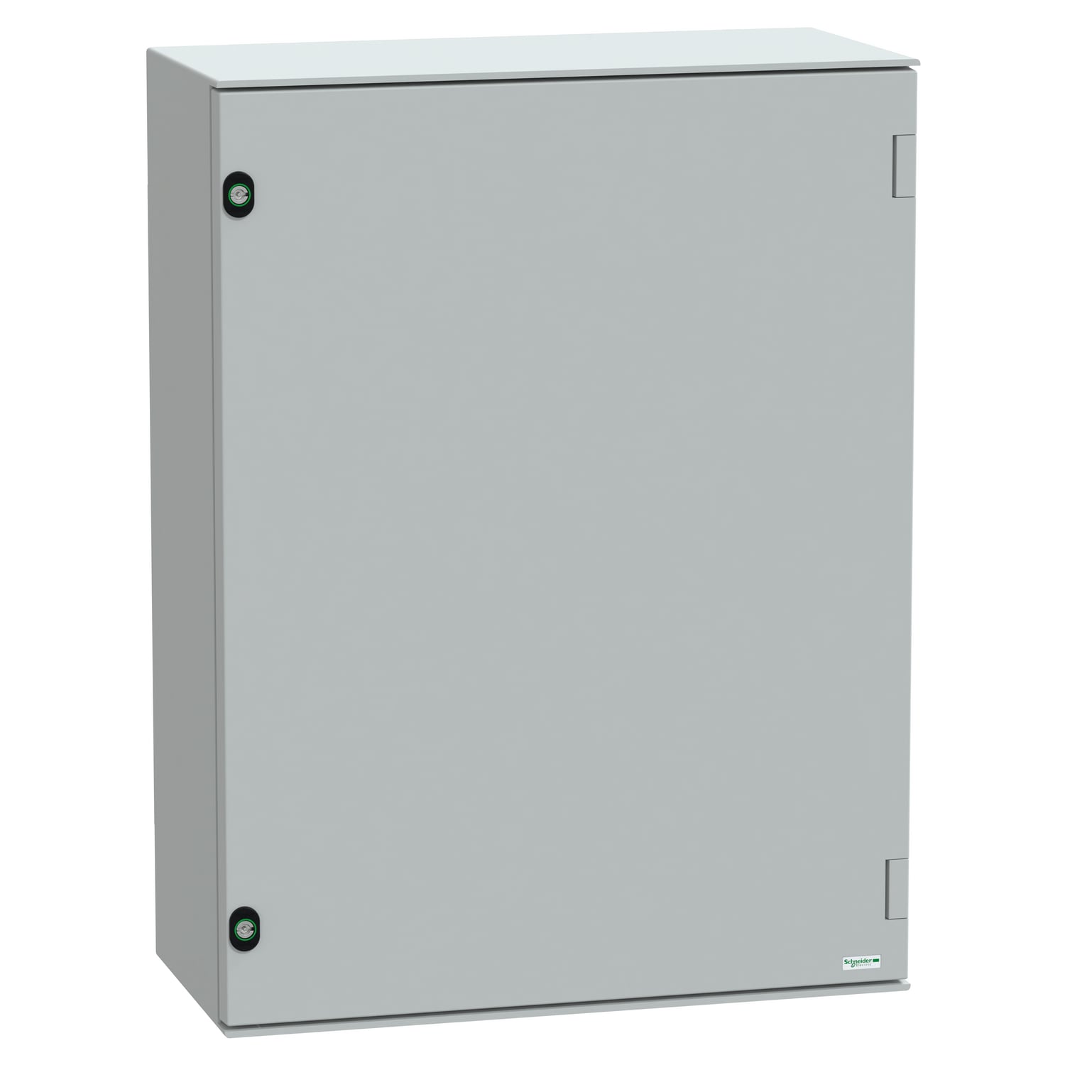 Wall mounted polyester enclosure, PanelSeT PLM, plain door, 847x636x300mm, IP66, IK10, RAL 7035