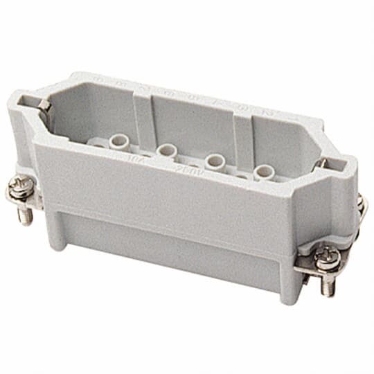 Male crimp terminal insert. For use with D series, 25 contacts with ground.