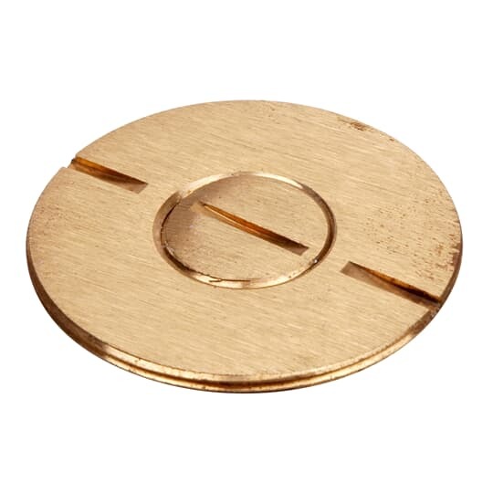 Floor Plate Plug Insert, For Brass Cover Plate with Two 1-7/16 Inch Plugs for Duplex, Aluminum