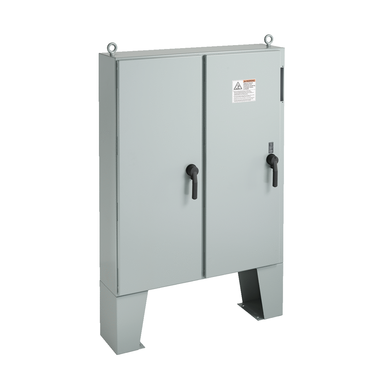 Floorstand Disconnect 2Dr Wht Inside Type 12, 60.12x49.75x12.12, Gray, Steel