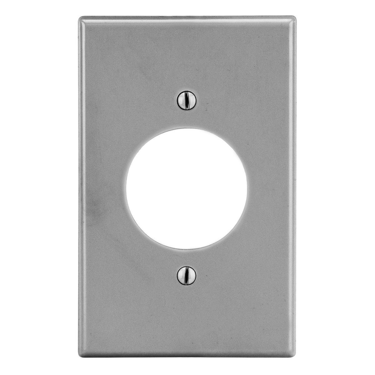 Wallplate, 1-Gang, 1.60" Opening, Gray