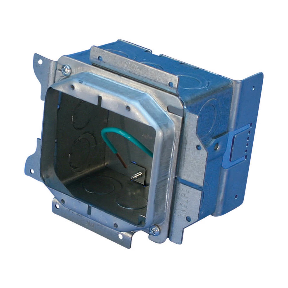 nVent CADDY All-in-One Stud-Mounted With Removable Mud Ring, 2 Gang, w/Ground, 5/8" Drywall, 3 5/8"