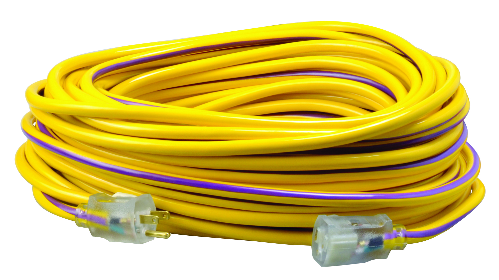 Southwire outdoor extension cords are perfect for a variety of outdoor applications. These cords come in a variety of colors to increase visibility and prevent jobsite loss.