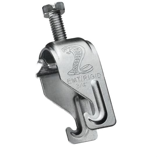 Clamp, One-Piece Cable and Pipe, EMT and Rigid Conduit Trade Size 4 Inches, Cable Outer Diameter Range 4.126-4.626 Inches, Steel