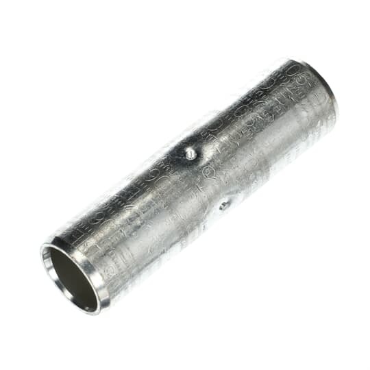 Copper Two-Way Splice, Long Barrel, Max 35kV, Wire Size 750 kcmil, Length 4.75 Inches (120.65mm), Tin Plated, Die Code 106