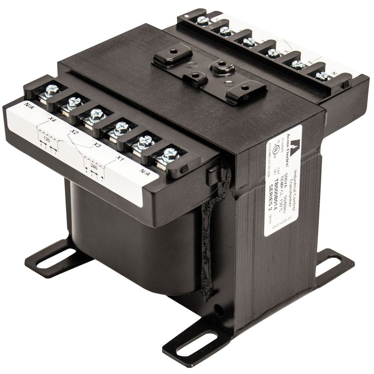 Industrial Control Transformer 1.5 kVA, 240 X 480 Primary Volts - 120 X 240 Secondary Volts