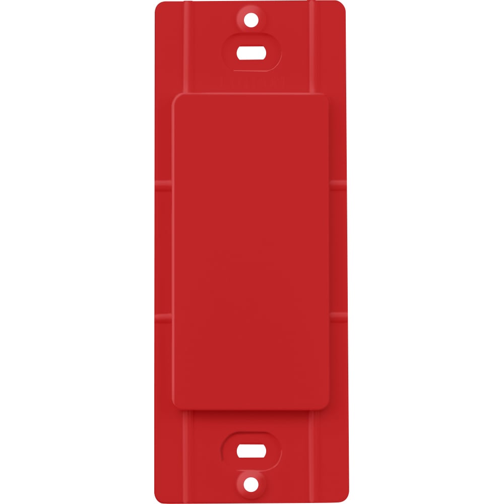 Claro Satin Finish, Blank insert in signal red