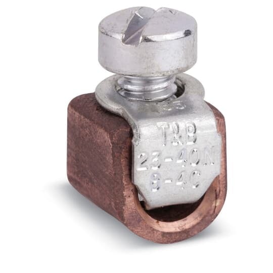 Locktite Copper Pigtail Connector, Conductor Range 4-2, Wrench Torque 125 In/Lbs