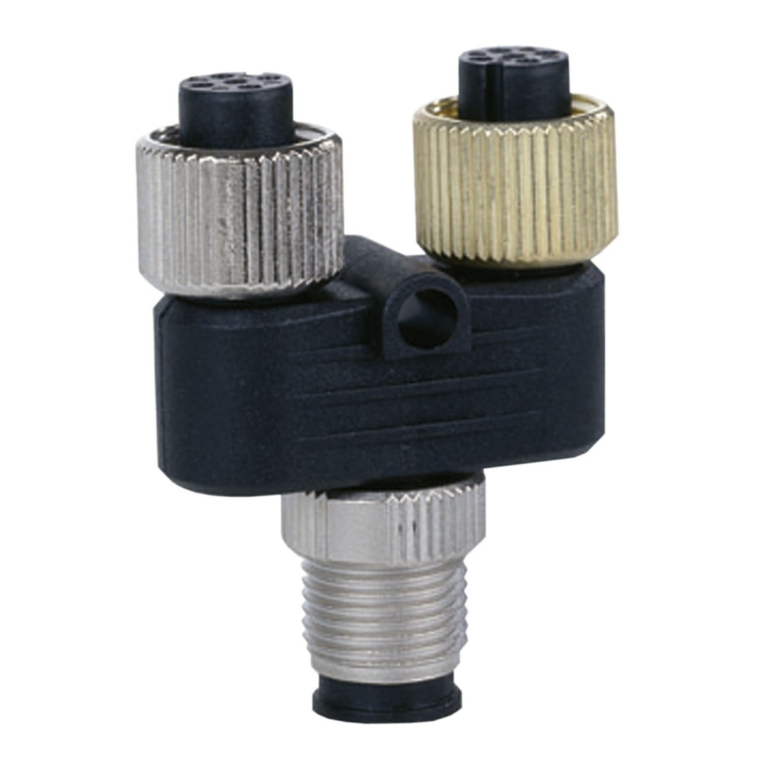Y - connector, 2xM12 connectors to 1xM 12 connector - for FTB I/O splitter box
