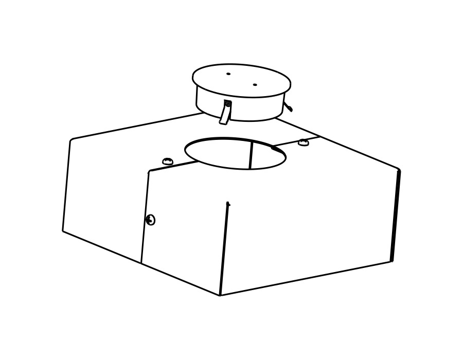 4 Inch Round Pole, Base Cover & Cap Kit