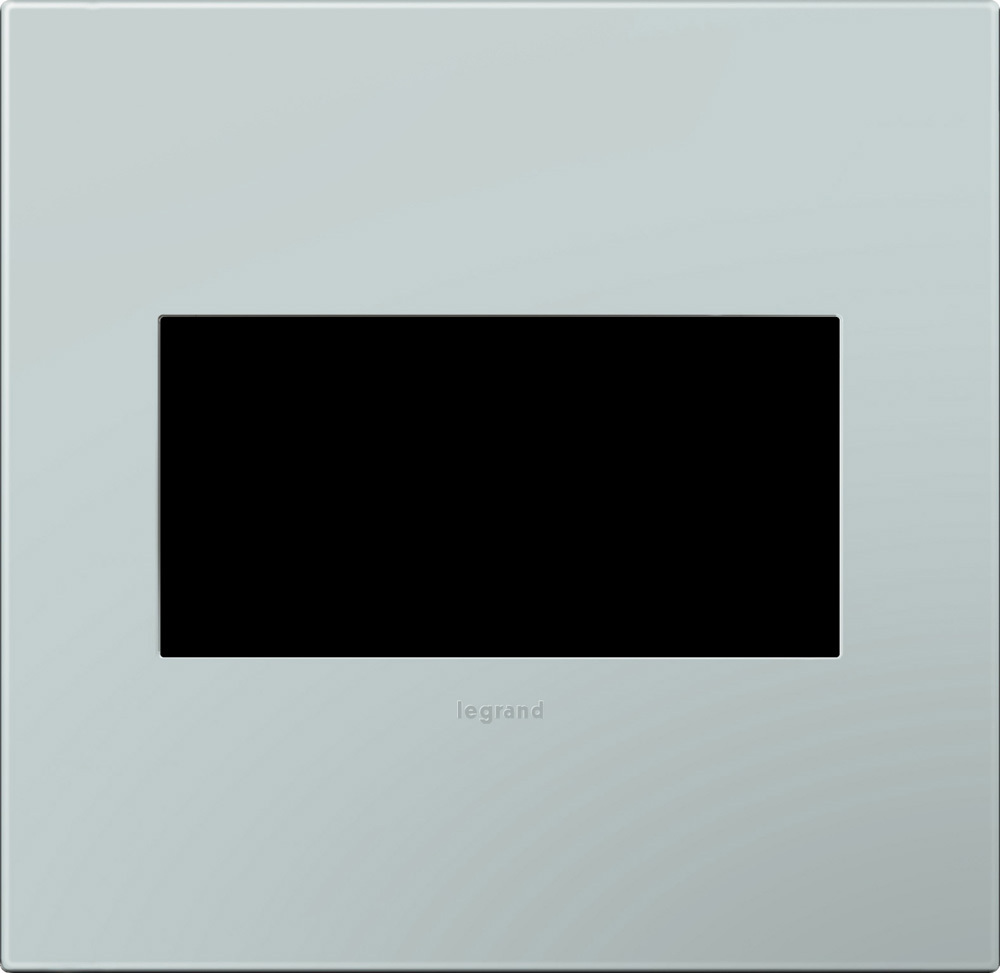 2-Gang 2-Module Wall Plate Pale Blue