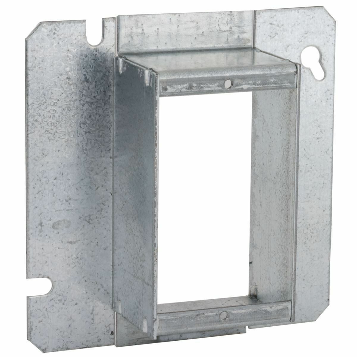 4-11/16 In. Square Single Device and Tile Covers, Raised 1-1/2 In.