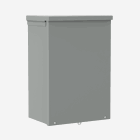 Screw-Cover Drip-Shield Type 3R With Knockouts, 6x6x4, Gray, Steel