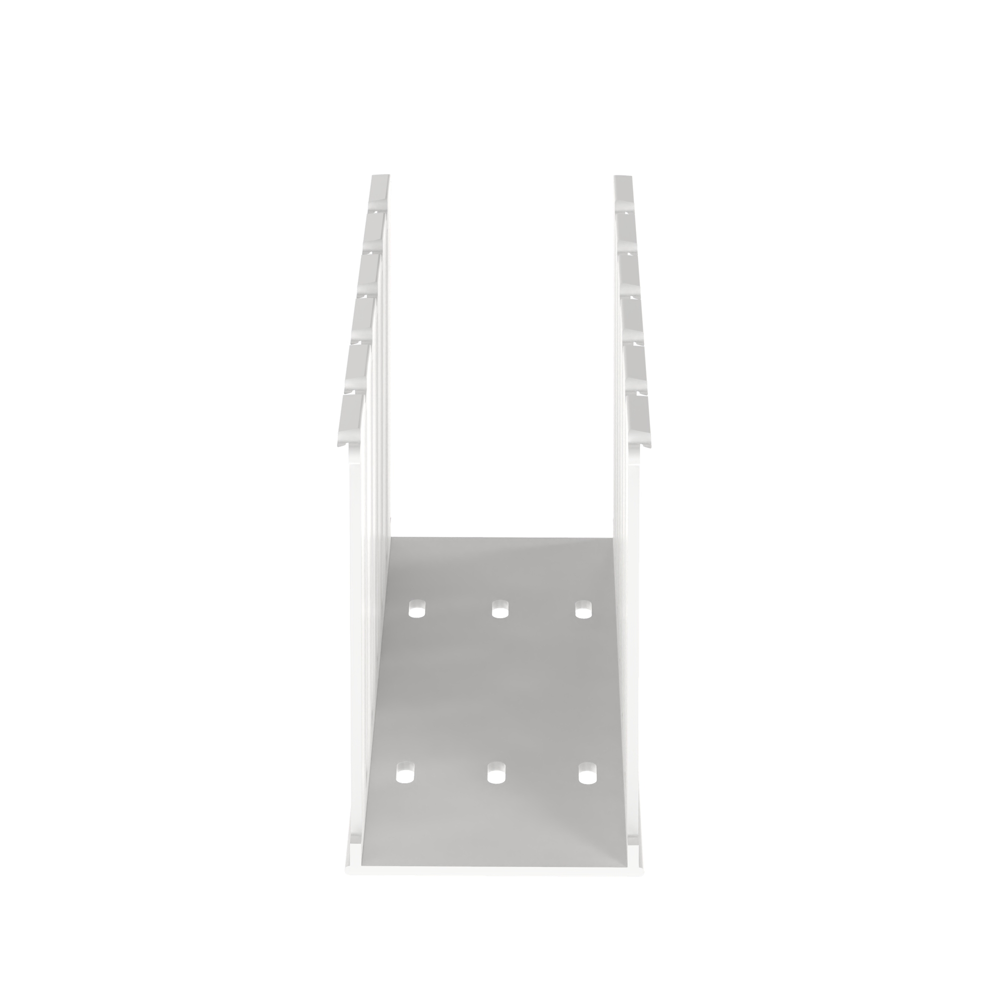Panduct NE3X5WH6 Wide Slot Duct, White, Hal-Free PPO, 5.06"x3.14", PK6