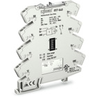 Fixed-type timing relay module with multi-function timer + yellow LED - for railways applications - Wago (857 series) - single-pole / 1-pole (1P) - control voltage 16.8-31.2Vdc (24Vdc nom.; 0.7...1.3 x Uc) - 1C/O / SPDT (Single Pole Double Throw) contact - Electromechanical design - Rated current 6A (continuous) / 3A (250Vac; AC-15) / 2A (24Vdc; DC-13) - with Push-in CAGE CLAMP spring connections - DIN-35 rail mounting (6mm width) - IP20 - material Silver-Tin (AgSnO) contacts