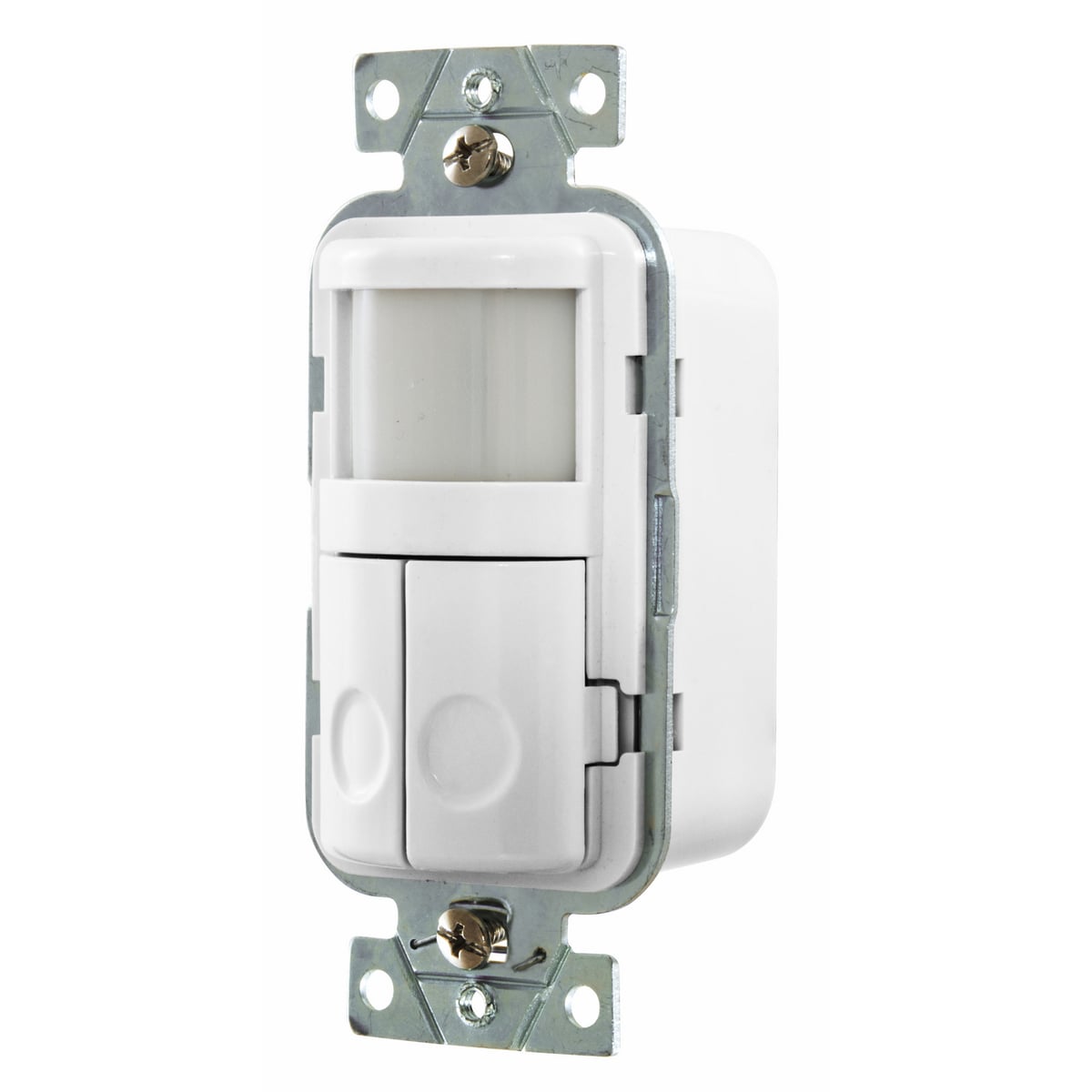 Vacancy Sensors, Passive Infrared, 2Circuit, 120V AC, White