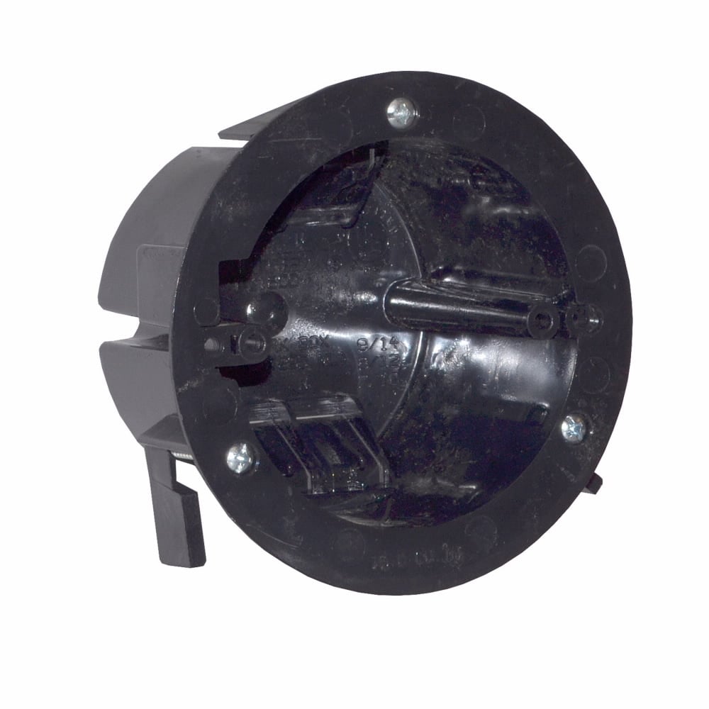 Eaton Crouse-Hinds series Ceiling Box, 3-1/2", Snap, Yes, NM clamps, 2-7/8", PVC, 4, 16.0 cubic inch capacity