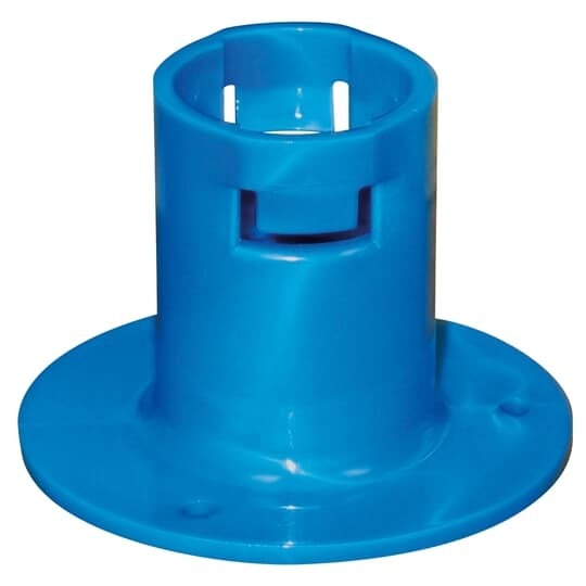 ENT Vertical Stub Down Transition Adapter Female ENT to Female NPSC, Size 3/4 Inch, Material Blue Termoplastic