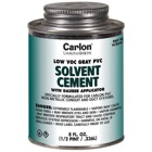 1/2 Pint standard gray low VOC PVC cement with dauber applicator