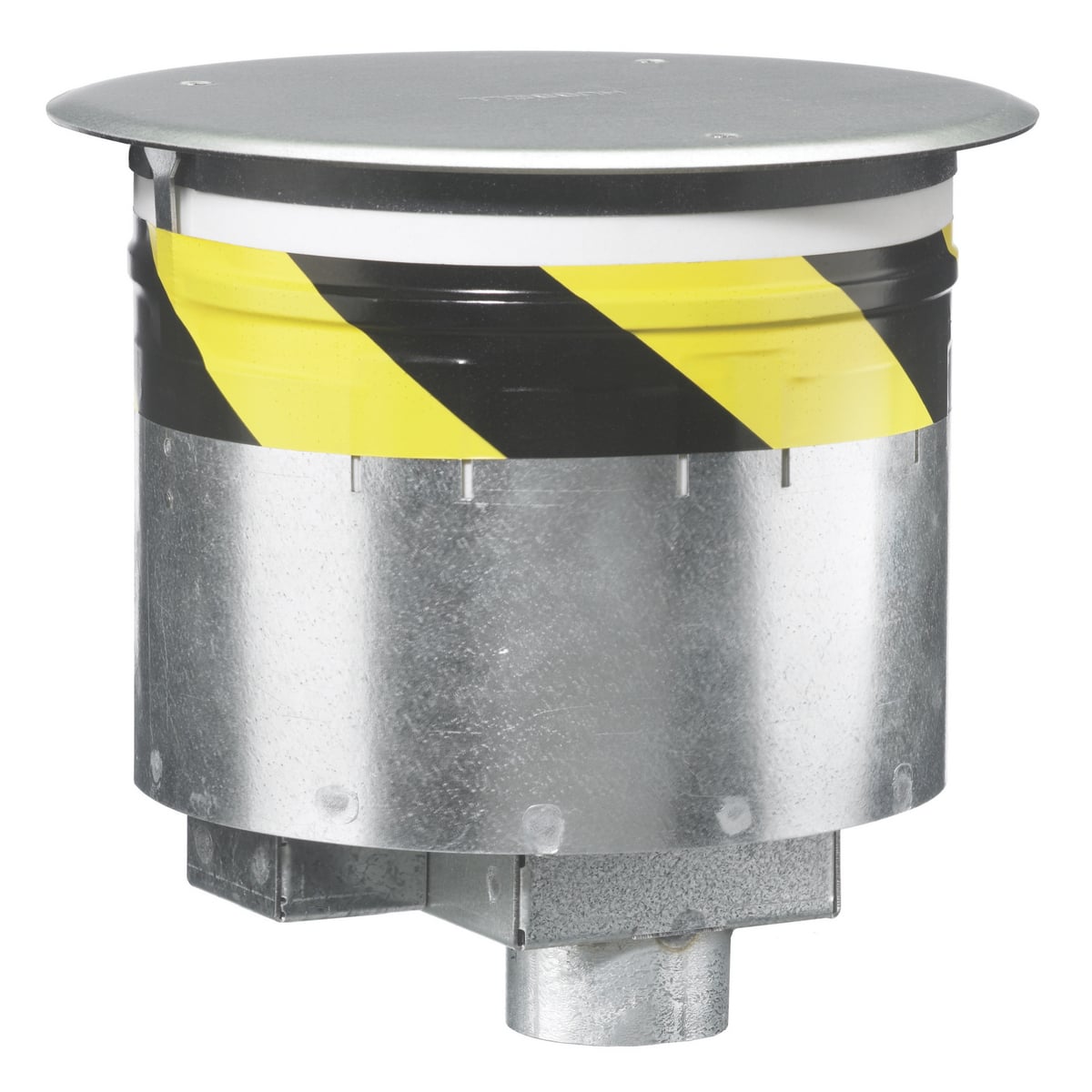 Fire Rated Poke Throughs, Recessed 8" Series, Through Floor Fitting Only, (1) S1R8JNC3, No S1FRPTJB, No Flexible Metal Conduit, No Sub Plates
