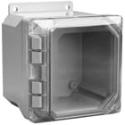 Polycarbonate Clear Hidden-hinge Enclosure Cover, 10 Inches X 8 Inches