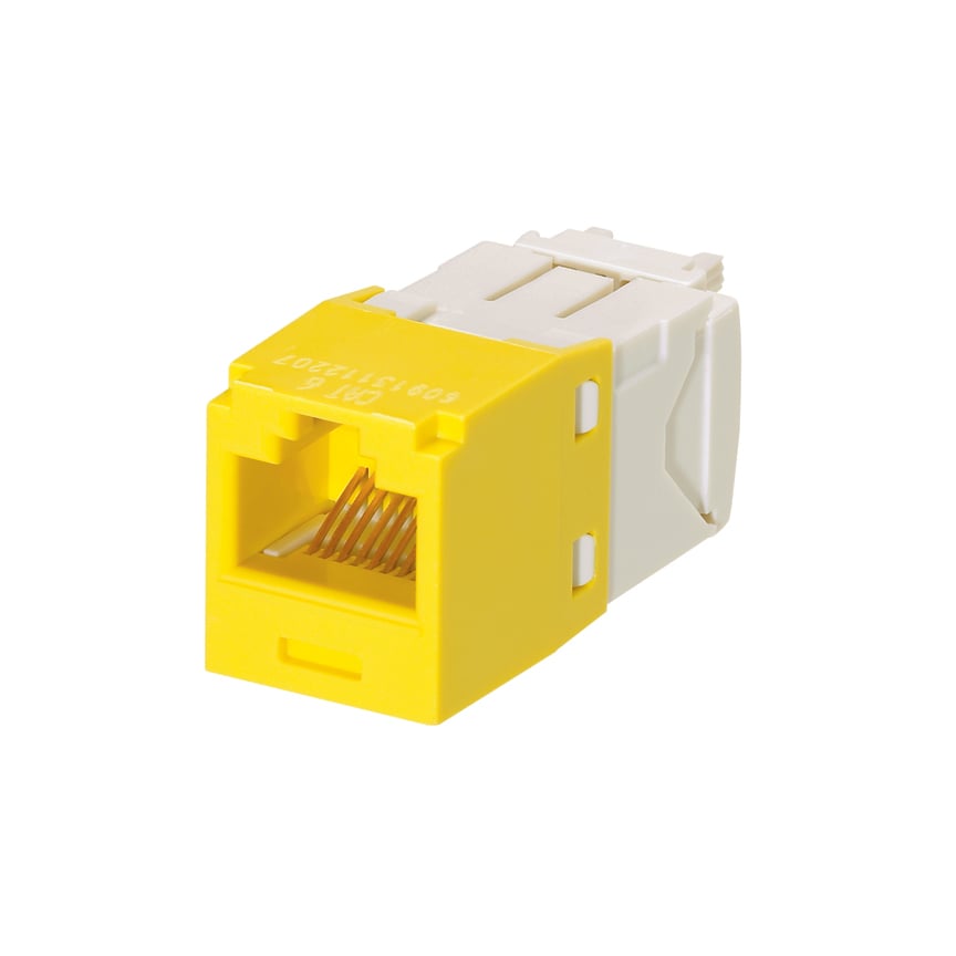 Mini-Com Module, Cat 6, UTP, 8 pos 8 wir