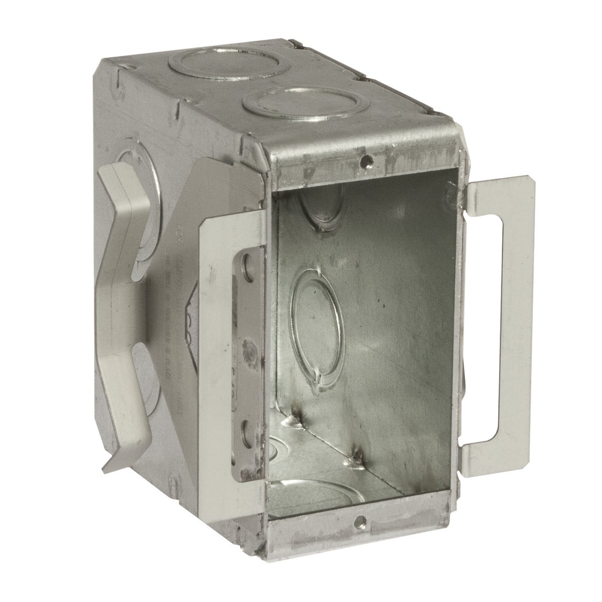 Block-Loc Masonry Boxes, 1 Gang, Welded, 3-1/2" Deep - NongangablewithConduit KO's