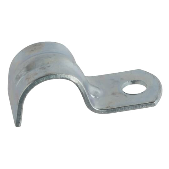 2-1/2 Inch, Steel One Hole Strap, Zinc Plated, For Use with Rigid/IMC Conduit