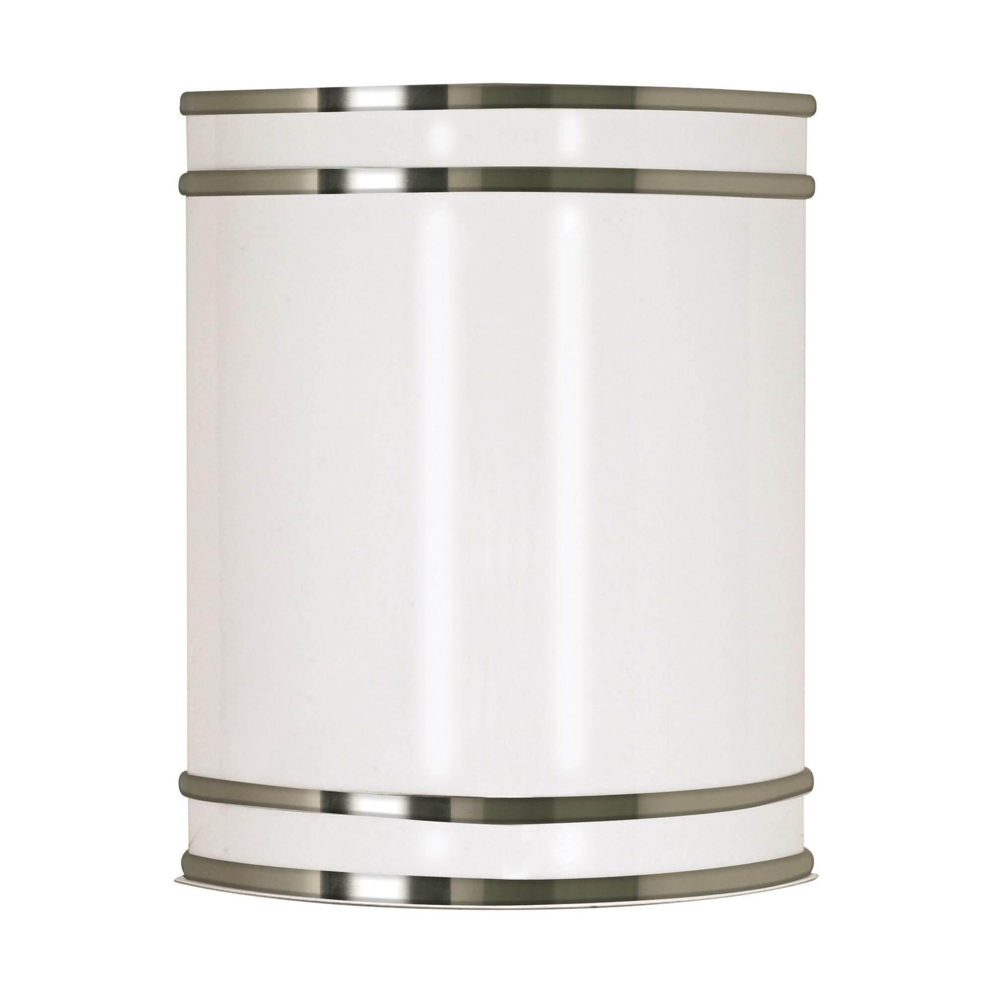 Glamour LED 9 inch - Wall Sconce - Brushed Nickel Finish - CCT Selectable 3K/4K/5K