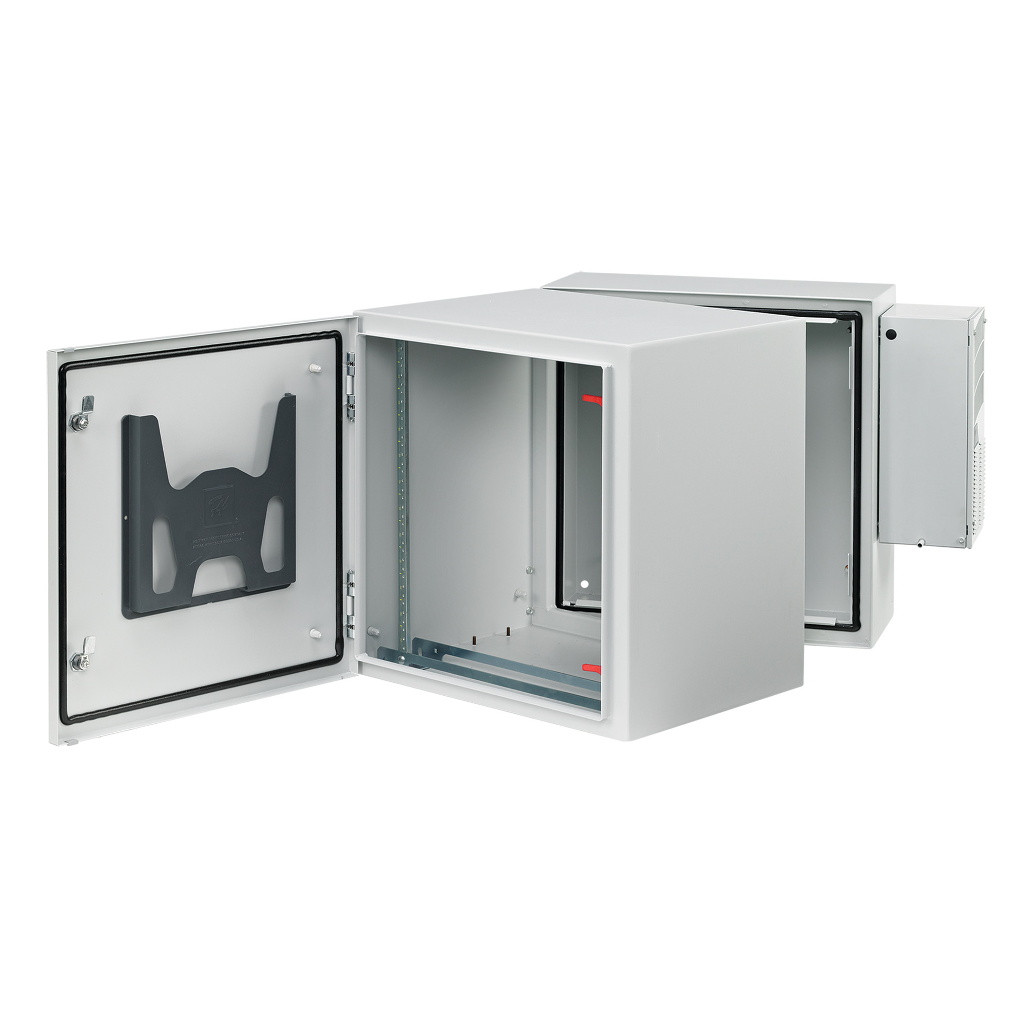 ProTek Double-Hinge Solid AC Type 4 12, 36.30x23.62x27.95, Lt Gray, Steel