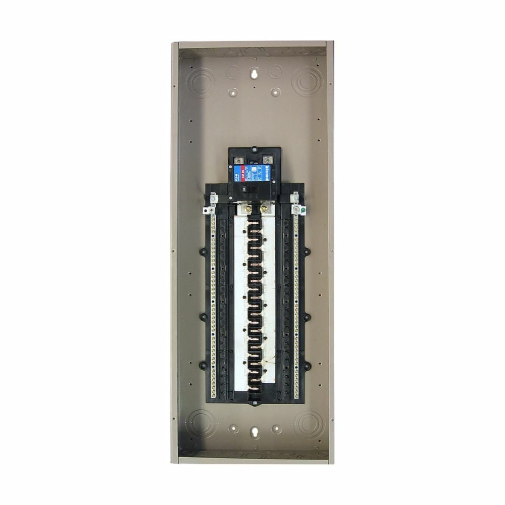 Eaton CH surge loadcenter with Surge Included, PON,200 A, Size X9,Copper, NEMA 1, 25 kAIC, CSR, 44 sp/88 ckt,Three-wire,Single-phase,#2 AWG-300 kcmil,120/240 V