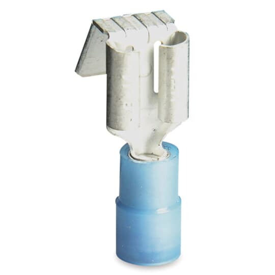 Insulated Nylon Piggy Back - 250 Series Disconnects  For Wire Range 22-18 Length 0.87, Tab Size .250 x .032 , Red