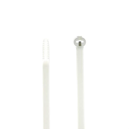 Cable Tie, Natural Polyamide (Nylon 6.6) for Temperatures up to 85 Degrees Celsius (185 F) for Indoor Applications, UL/EN/CSA62275 Type 2/21S Rated for AH-2 Plenum and as a Flexible Cable and Conduit Support, Length of 770.61mm (30.34 Inches), Width of 6.93mm (0.273 Inches), Thickness of 1.52mm (0.06 Inches), Tensile Strength Rating of 534 Newtons (120 pounds)