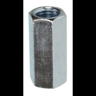Rod Coupling, Steel material, Zinc Plated Finish, 1/4 x 7/8 in. Size