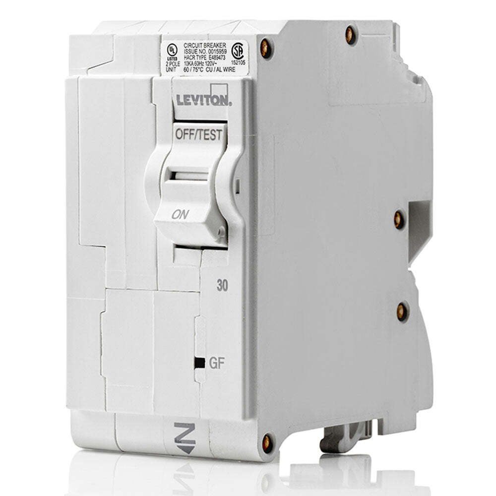 LB230-G LB Series Ground Fault Circuit Breaker, 120, 208, 240 V AC, 30 A, 2 Poles, Magnetic Trip