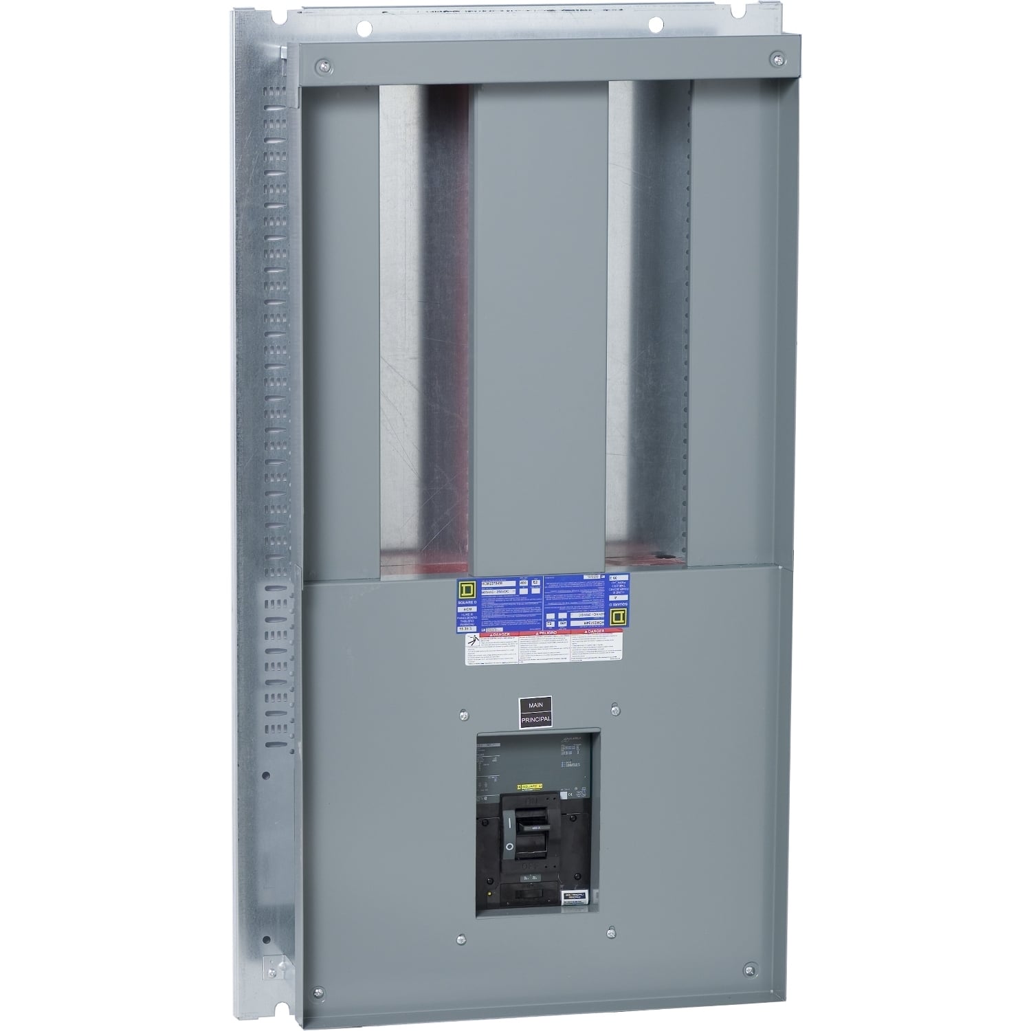 Interior, I-Line Panelboard, HCJ, 400A, w/main breaker, 45in CB space, for 32in W x 73in H x 9.5in D box, Al bus