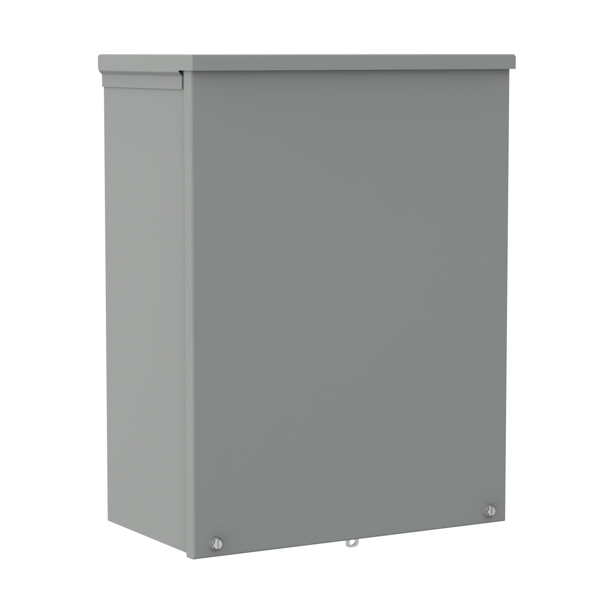 Screw-Cover Drip-Shield Type 3R With Knockouts, 18x18x10, Gray, Steel
