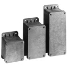 Non-metallic narrow profile blank screw cover enclosures, 7.13 Inches x 3.50 Inches x 3.38 Inches