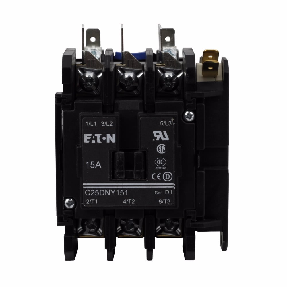 Eaton Definite purpose control Non-reversing contactor, 30A, Open with metal mounting plate, 30A IFL, 40A RL