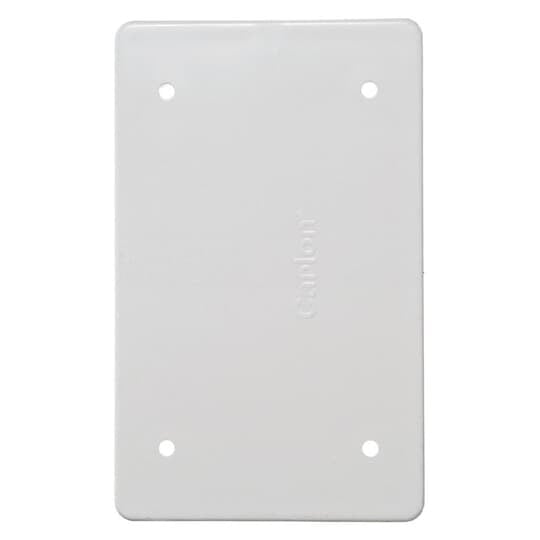 1-gang weatherproof Blank Cover - White