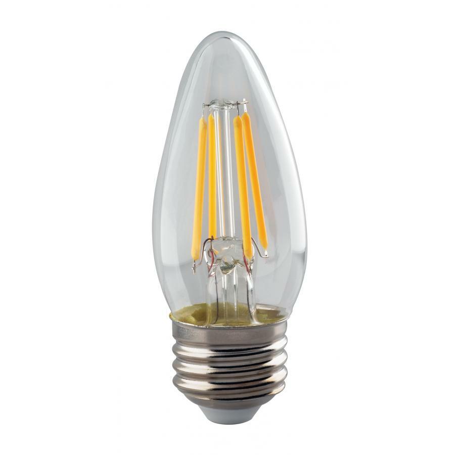 4 Watt B11 LED - Clear - Medium Base - 2700K - 350 Lumens - 120 Volts