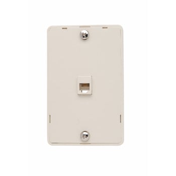 Modular Wall Mount Telephone Jack for Hanging Phones WMTE14LA