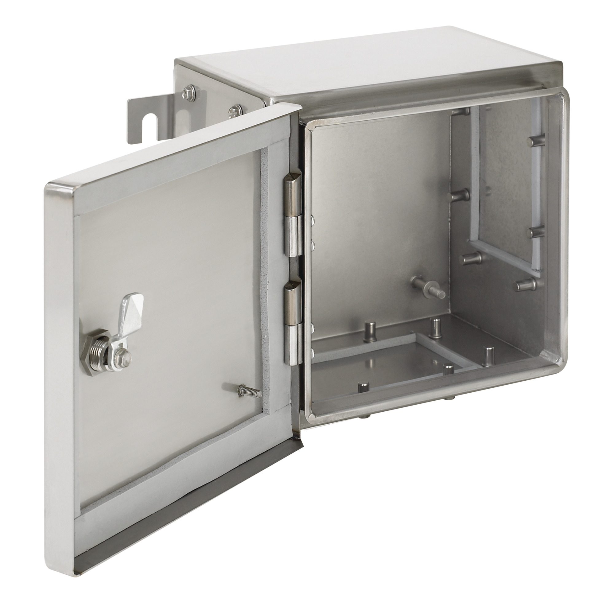 ZonEx ATEX- and IECEx-Certified Type 4X 1 GP, 380x260x160mm, Brushed, SS 316