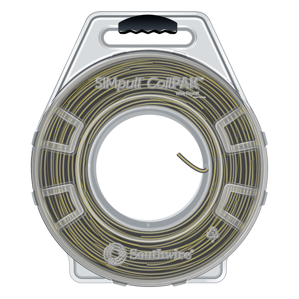 The SIMpull CoilPAK  Wire Payoff provides greater versatility and efficiency to branch circuit installations, eliminating the need for handling bulky spools and all of the setup and energy that go along with them. SIMpull CoilPAK  Wire Payoffs increase both safety and productivity by reducing the physical effort associated with material handling, pulling wire out of the package, and pulling wire through conduit. See Resources section for more information.