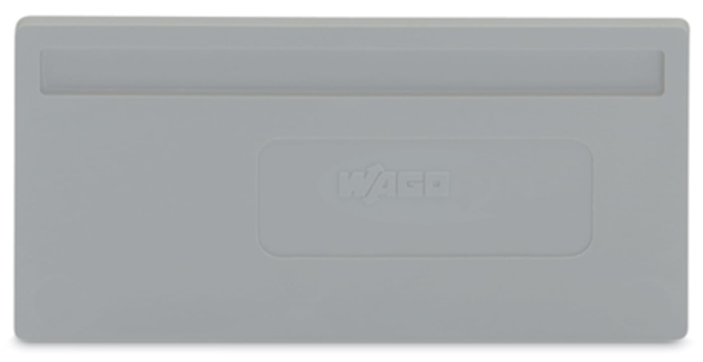 Separator plate; 2 mm thick; oversized; gray