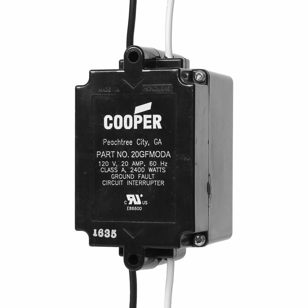Eaton Rhinobox GFCI, Automatic reset, 20A, Pro grip, Nylon, 120V