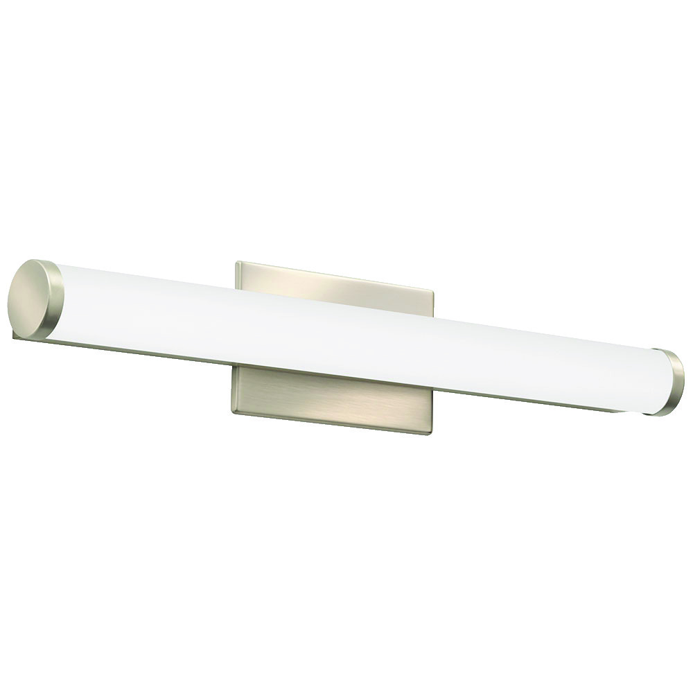 The Contemporary Cylinder LED Vanities offer long life and excellent color to ensure a quality, low-maintenance light installation. Vanity LED luminaires provide style, reliability, and the quality illumination needed in vanity applications.