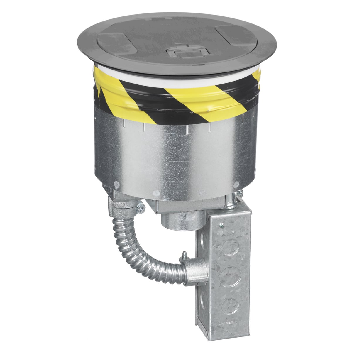 Fire Rated Poke Throughs, Recessed 8" Series, Kit, (1) S1R8PTFIT1, (2) S1R8SPZ, (1) S1R8JNC3, (1) S1R8CVRNKL
