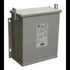 600V Class Commercial Potted Three Phase Distribution Transformer, 480 PV, 208Y/120 SV, 2 kVA