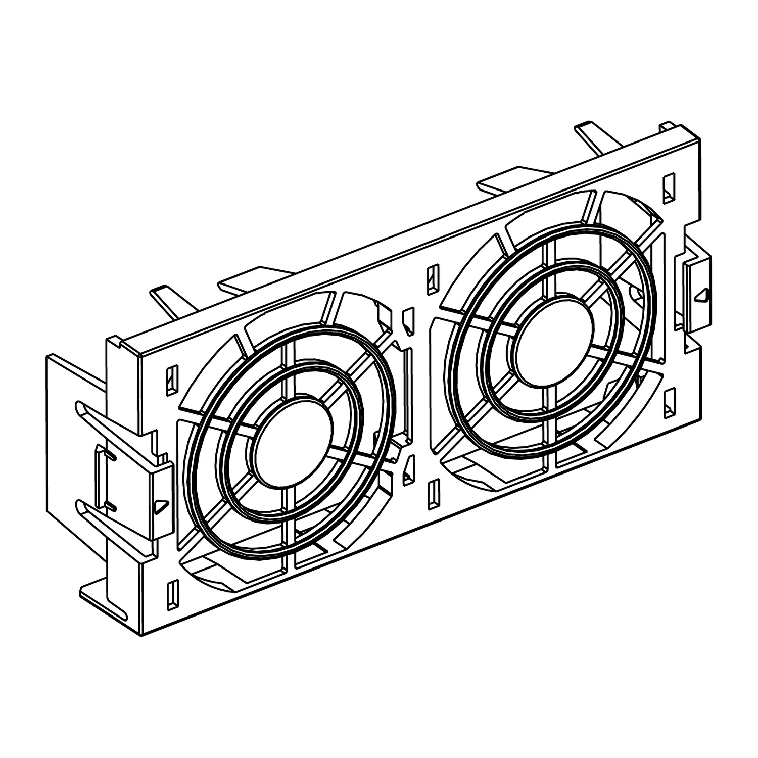 Fan, Altivar, ATV61, ATV71, spare part, for variable speed drive, VSD option, single or three phases, size 4